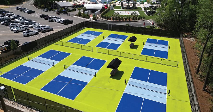 Làm sân pickleball Bình Định 6N ECOPICK